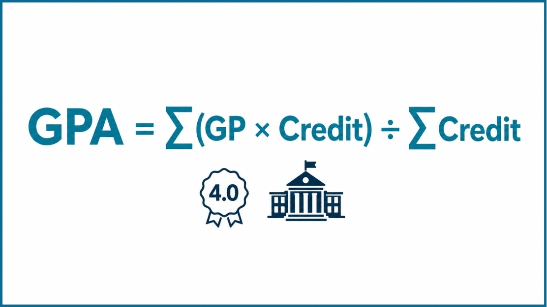 Diagram showing how the North American GPA system works